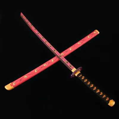 Wooden Demon Slayer Badass Anime Girl Sword Pink Katana Wood Kids Toy Samurai • $192.49