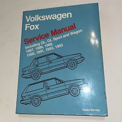 Volkswagen Service Manuals Ser.: Volkswagen Fox Service Manual 1987-1993 • $27