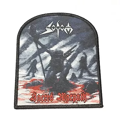 Sodom Sacred Warpath Woven Patch Black Border RARE Limited Slayer • $10