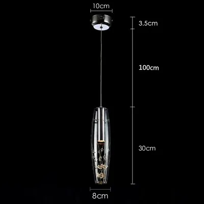 LED Chandelier Crystal Ceiling Lamp Kitchen Island Lamp Modern Bar Pendant Light • $18.95