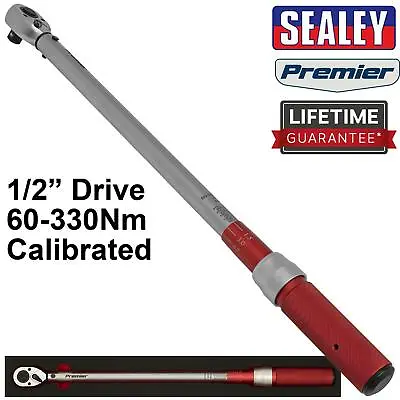 Sealey Torque Wrench Micrometer Style 1/2  Drive 60-330Nm Calibrated In EVA Tray • £67.95