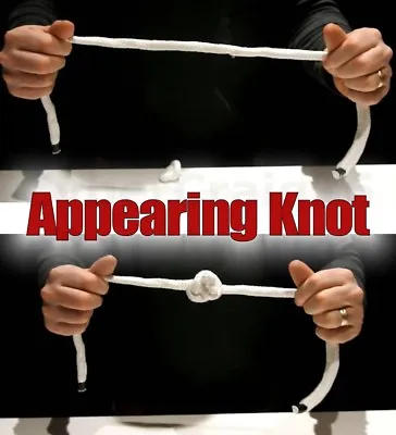 Appearing Knot On Rope Trick Magic Sucker Effect Tied String Instant Appear Prop • £6.99