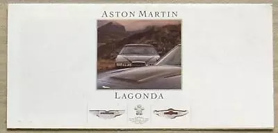 ASTON MARTIN LAGONDA Car Sales Leaflet C1986 V8 SALOON Vantage VOLANTE • $14.91