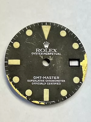 Original Rolex 1675 GMT-Master Dial Damaged Genuine • $107.50