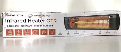 Heatstorm Garage 1500 Watt Infrared Quartz Portable Heater Silver HS-1500-TC • $104.95