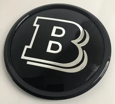  Black Brabus B 18.5CM Grille Badge  Emblems For Mercedes Benz A B C E S Class • $64.95