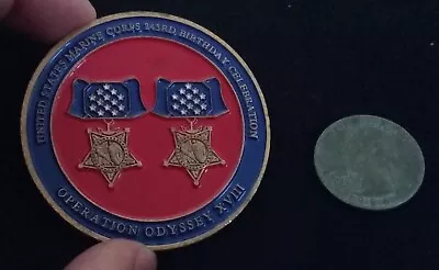 RARE Sgt Gonzalez & Canley Medal Of Honor MoH Marine Corps USMC Challenge Coin • $55