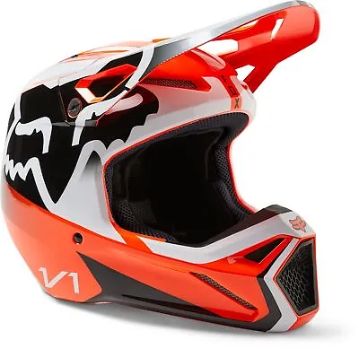 Fox Racing V1 Leed MX Offroad Helmet Fluo Orange • $137.82