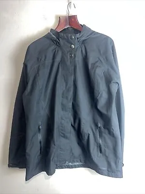 Merrell Opti Shell Jacket Black XL Women’s Hooded Rain Jacket • £30