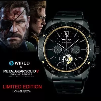 Seiko WIRED × Metal Gear Sollid V Ground Zeros Collaboration Watch Game Japan • $1128.69