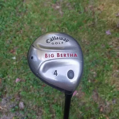Callaway Big Bertha 17' #4 Wood Light Flex Graphite Golf Club RH Men's Fairway  • $29.99