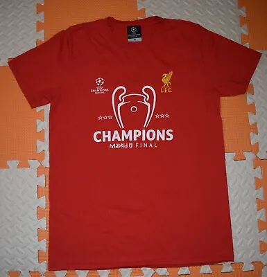 £14.99 • Buy UEFA Champions League 2019 Madrid Final Liverpool FC T-Shirt Medium
