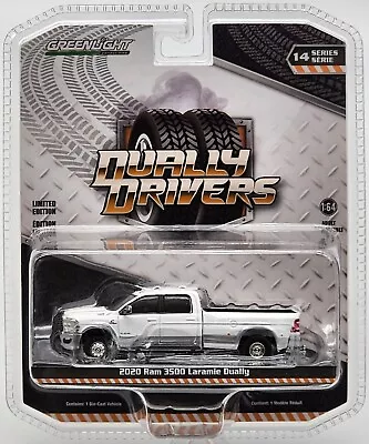 Greenlight Collectibles Dually Drivers S14 2020 Dodge Ram 3500 Laramie Dually! • $13.99