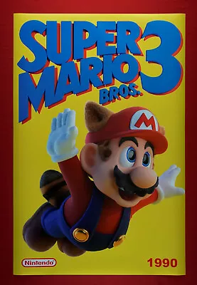 Super Mario 3 Nintendo Game 1990 Retro Vintage Mario Poster 24X36 New   MAR3 • $23.95