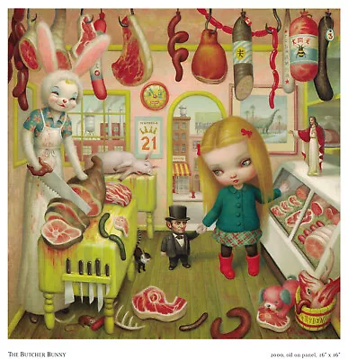 Mark Ryden  The Butcher Bunny (2000)  Image On An Art Book Page: Frame It • $9.95