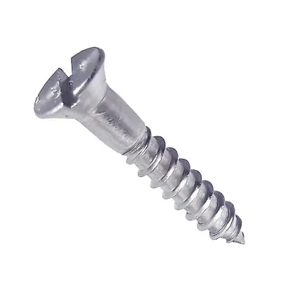 #12 Flat Head Wood Screws Stainless Steel Slotted Drive All Sizes In Listing • $95.95