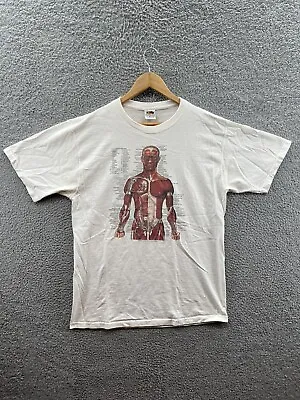 Anatomical Vintage Tee Shirt Kurt Cobain Nirvana Anatomy Chart Large Rare • $249.99