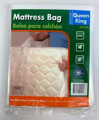 Pratt Queen/King Mattress Bag 78” X 14’ X 100” Fits Pillow Top & California King • $9.97