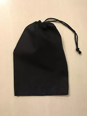 6 X10  Cotton Single Drawstring Muslin Bags (Black Color) • $45.50