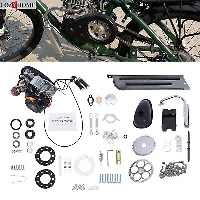 100cc 4-Stroke Bicycle Gas Engine Motor Bike Modified Gas Motorized Engine Kit • $284