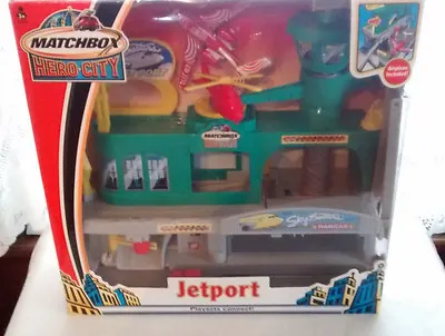 Brand New In Box! Matchbox HERO CITY JET PORT Playset W/ AIRPLANE ~ NEW IN BOX • $39.99