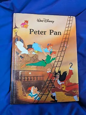 Peter Pan Disney Classic Series 1986 Hardcover Book Vintage • $7