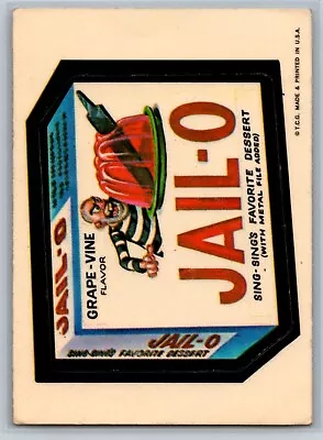 White Back 1973 Topps Wacky Packages Pack 1st Series Card Sticker Jail-O • $4.99