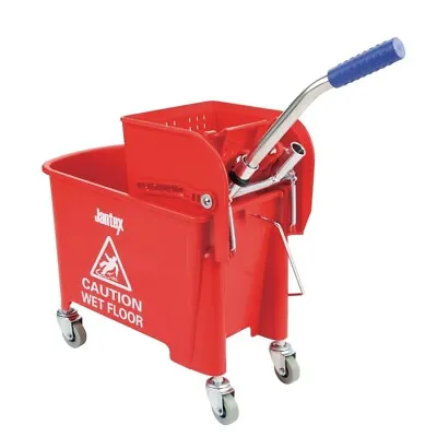 Jantex Kentucky Red Mop Bucket And Wringer 20Ltr @NextDay Delivery • £49.99
