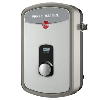 Rheem Tankless Electric Water Heater 8 KW Self-Modulating 1.55 GPM Performance • $293.45