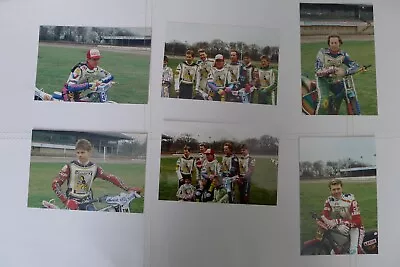 COVENTRY BEES 1990'S SPEEDWAY TEAM PHOTOS X6 SPEEDWAY 6x4 PHOTOS    Lot2 • £3