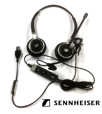 £19.99 • Buy Sennheiser Century SC 660 USB ML Headset Skype Zoom Headphones Microphone Office
