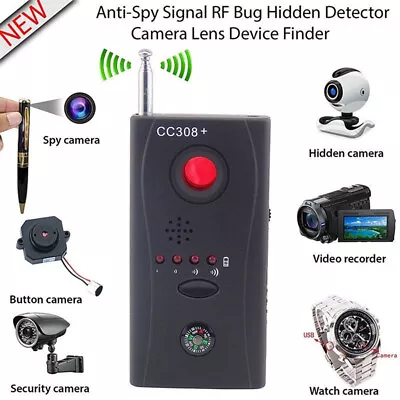 Anti-Spy RF Signal Bug Finder Hidden Camera GSM Device Sound / Motion Detector • $16.97