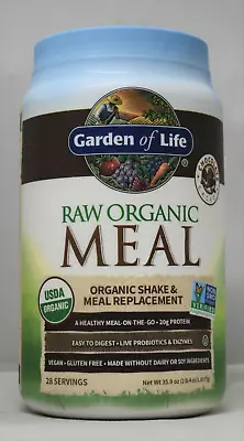 $50.68 • Buy Raw Organic Meal Chocolate 35.9 Oz Garden Of Life Meal Replacement Dairy Free