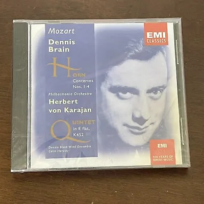 Dennis Brain - Mozart Horn Concertos Nos. 1-4 And Quintet In E Flat CD NEW • $4.45