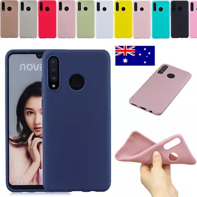 For Huawei P40 P30 P20 Pro Lite Shockproof Case Soft Silicone Phone Back Cover • $8.99