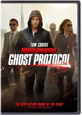 Mission: Impossible Ghost Protocol - DVD By Tom CruiseJeremy Renner - VERY GOOD • $3.99