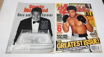 2013 Muscle & Fitness Plus 1992 Sports Illustrated Magazines With Muhammad Ali • $9.95