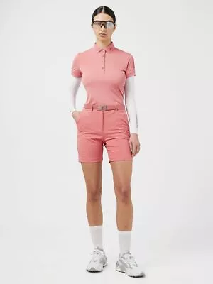 J Lindeberg Womens Gwen Golf Short GWPA05346 S144 Faded Rose 27  NEW NWT • $49.99