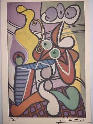 COA Pablo Picasso Painting Print Poster Wall Art Signed & Numbered • $149.95