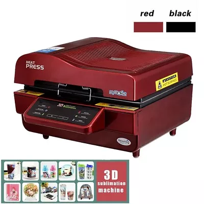 $859 • Buy 3D Vacuum Heat Press Machine Transfer Sublimation Phone Case Plate Mug Cup Print