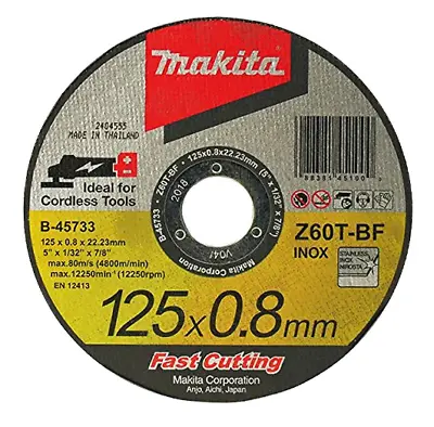 Makita Ultra Thin 0.8mm Metal Cutting Disc 125mm Various Pack Sizes • £3.99