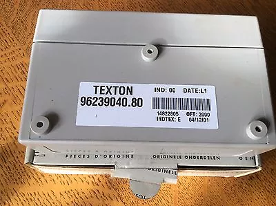 £25.99 • Buy PEUGEOT 106 MKl Ll 306 406 ALARM ECU  TEXTON 9623904080 668077 GENUINE NEW