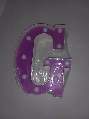 LED Marquee Letter G Lights Light Up Alphabet Marquee Letters Sign For Night • $6.50