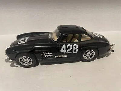 1954 Burago Black Mercedes-Benz 300 SL (1954) 1000 Miglia 1/24 • $22