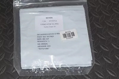 WATERS 5711973- DEGAS VITON O-RINGS 157 (pk5) #210297-AQ2 • $29.99