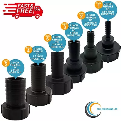 1/2  - 2  Water IBC Tank Adapter Tap Connector Fitting Tools UK • £6.50