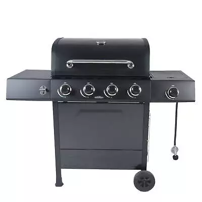  4-Burner Propane Gas Grill With Side Burner Pewter Fleck And Black • $226.66