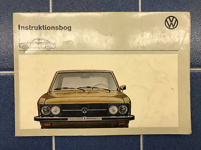 1973 VW K70 Owners Manual Danish VOLKSWAGEN RARE • $49.99