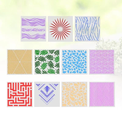 £9.88 • Buy  20 Pcs Drawing Stencils Templates Kids Childrens DIY Painting Kit Journal
