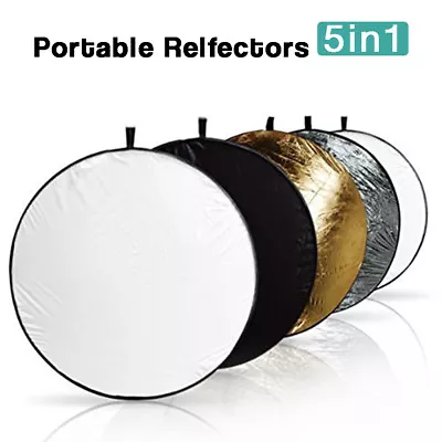 LS 5 In 1 Portable Photo Studio Multi Disc 22  Pop-Up Collapsible Reflector • $11.48